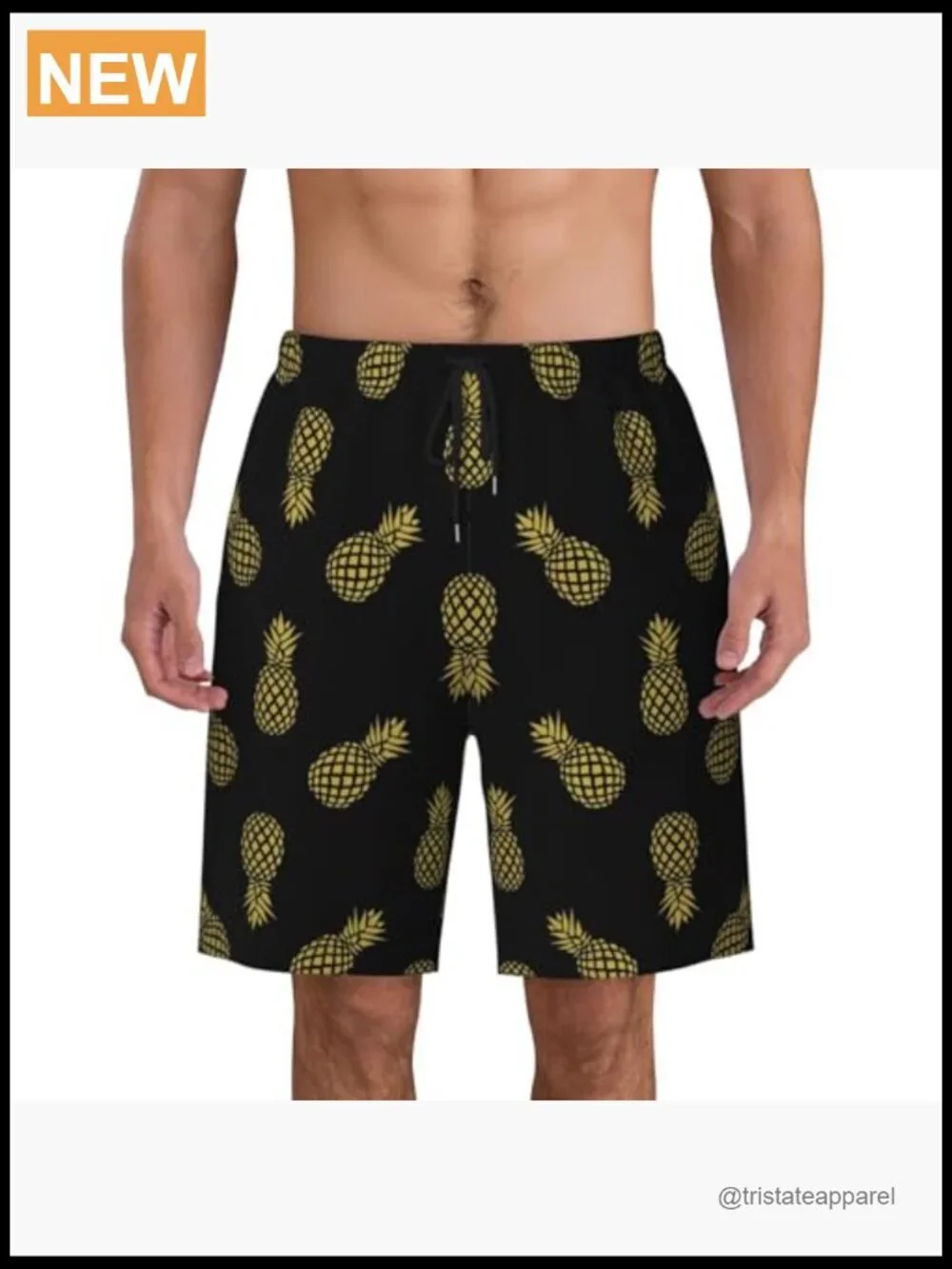 Mens Swim Trunks with Mesh Lining Quick Dry Board Shorts Bathing Suit